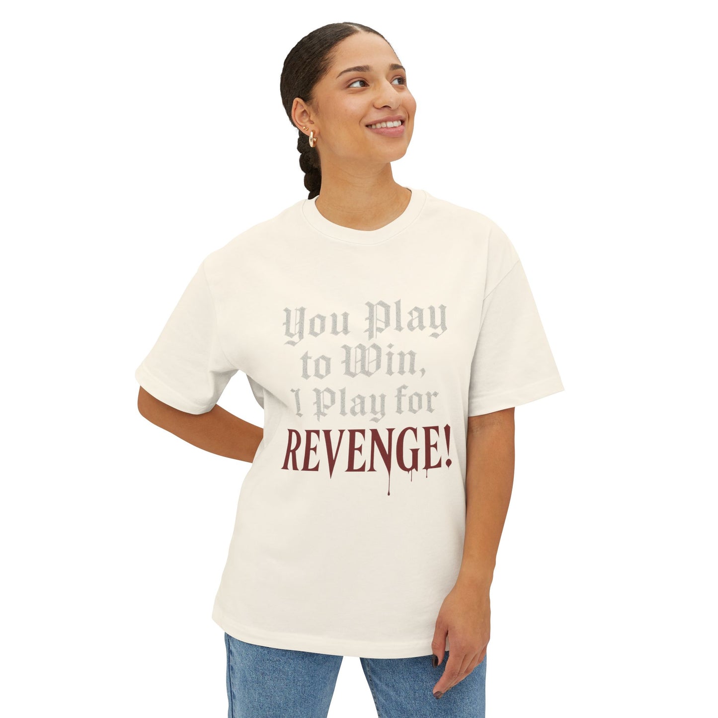 You Play to Win, I Play for Revenge – Gothic Tee