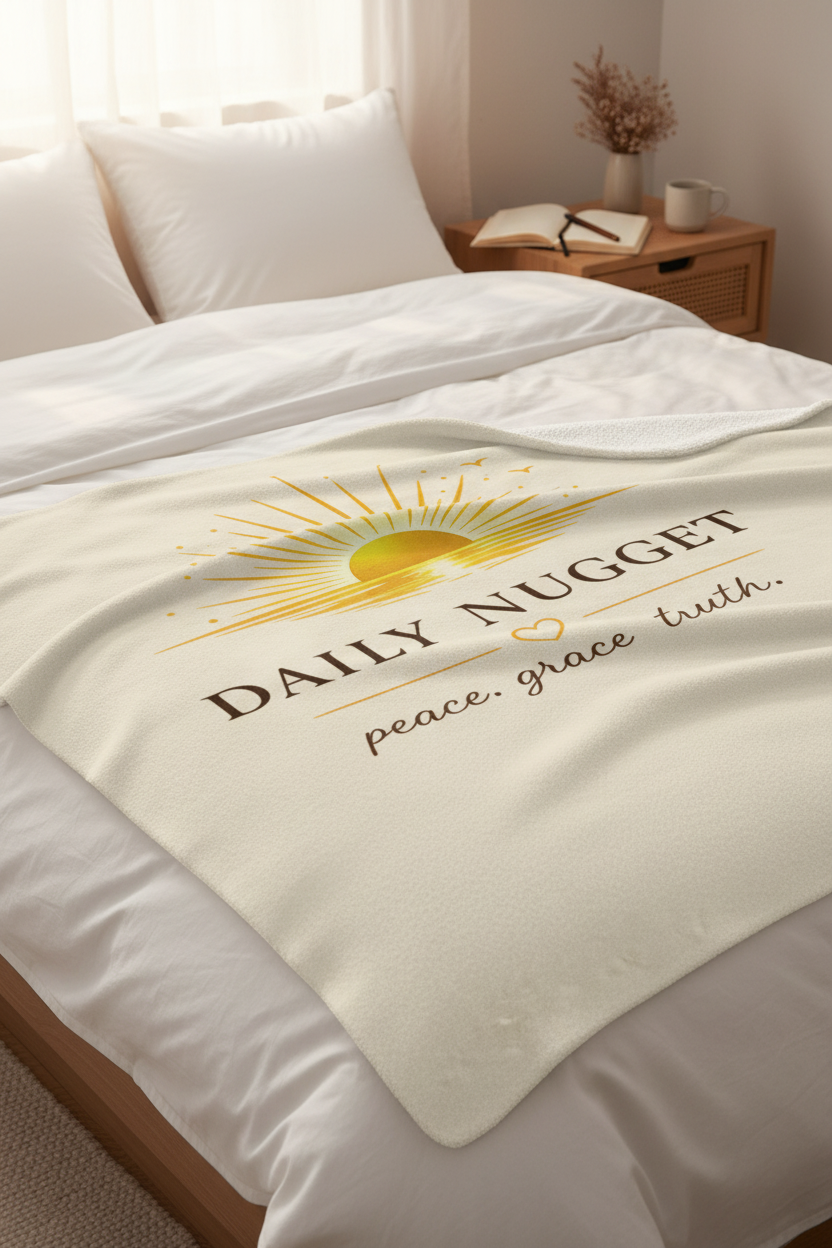 Daily Nugget Blanket — Bed Lifestyle