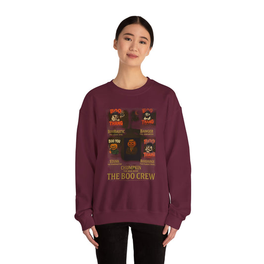 The Boo Crew 2025 Collector's Edition Sweatshirt featuring all 6 characters - Boo Thang Collection
