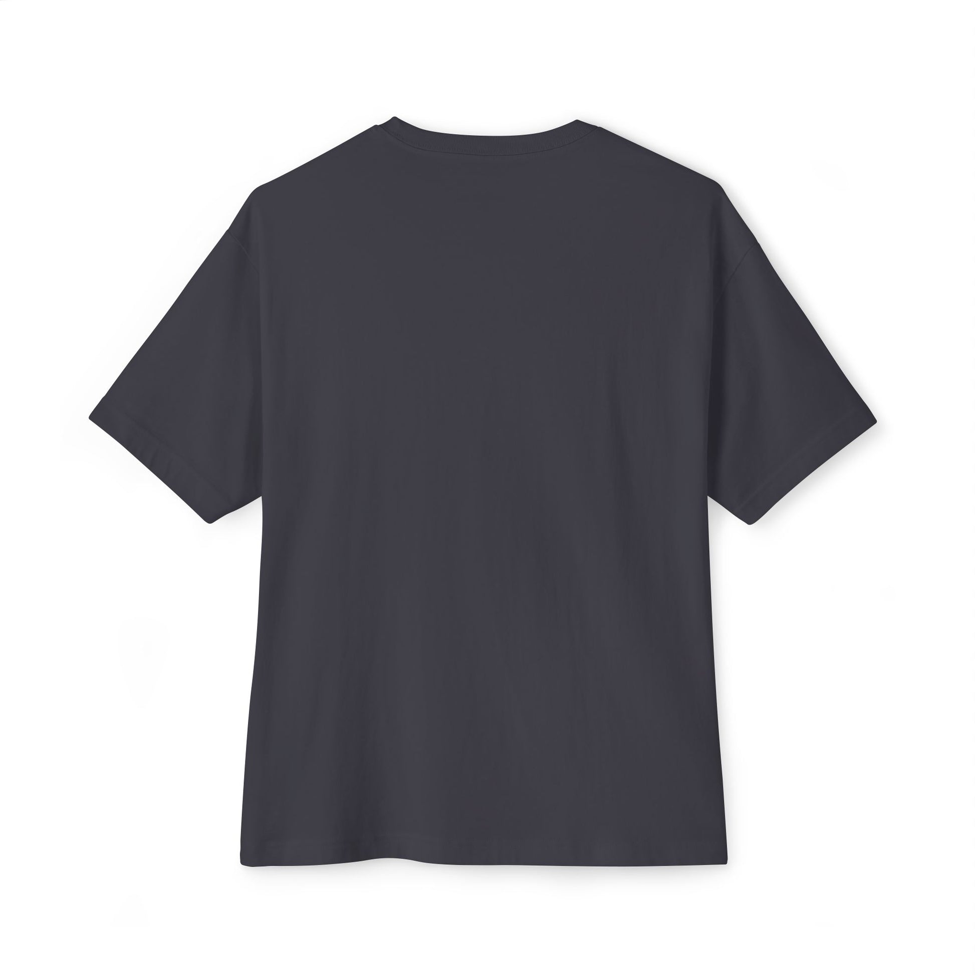 Black t-shirt on a white background