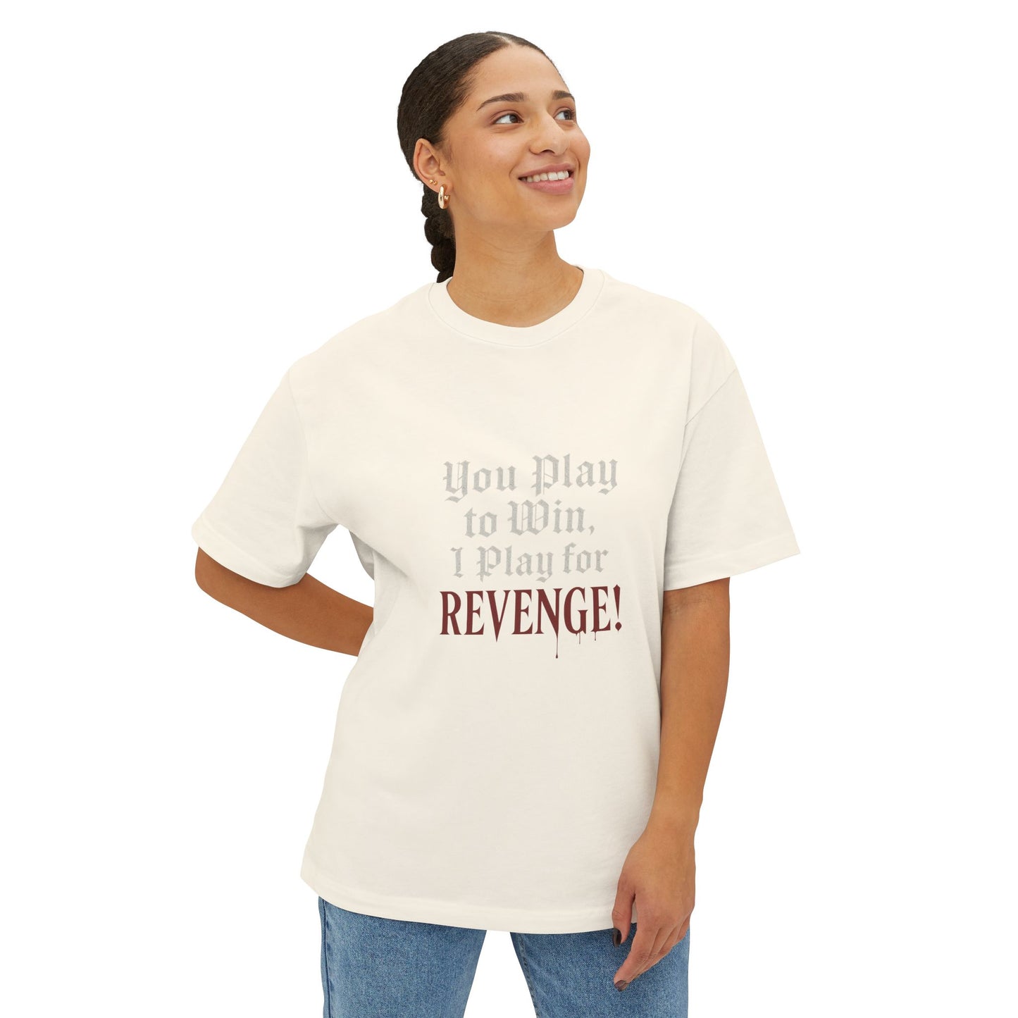 Gothic Vengeance Tee — Sabella Chessboard Quote