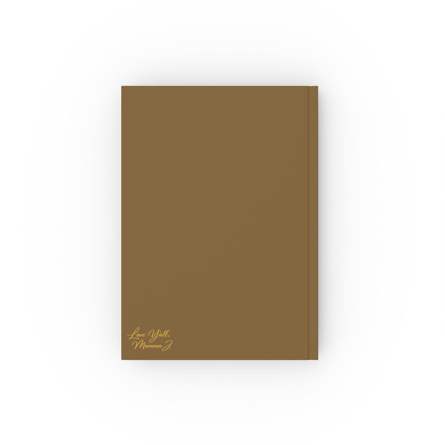 Daily Nugget hardback journal with inspirational sunrise design – back view