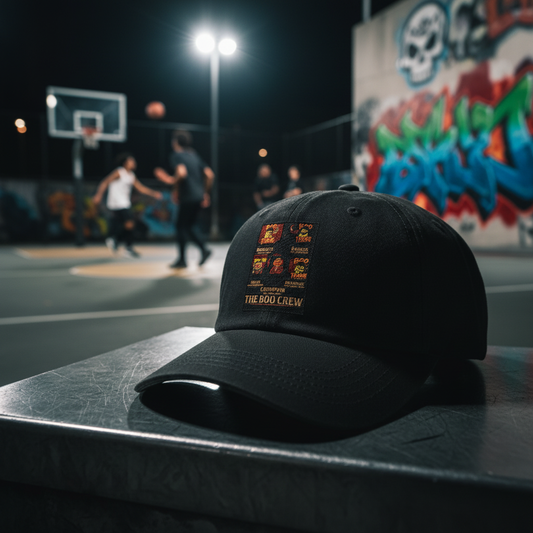 Boo Crew Black – Silver Slide Basketball Court